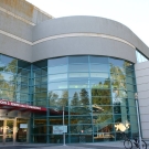 The front entrance of Kemper Hall